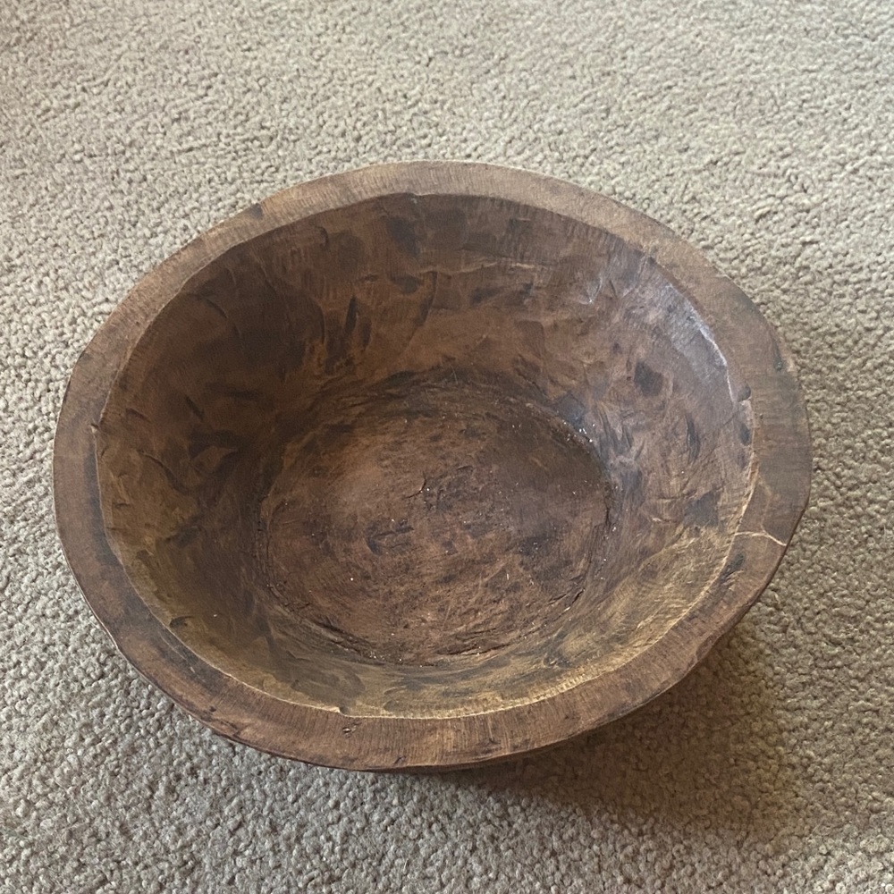 Rustic Wooden Bowl